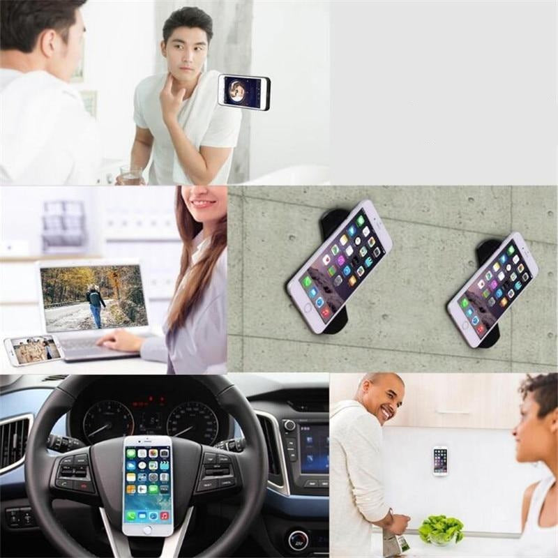 Suporte Universal Nano Adesivo Reutilizável Fixa Celular Tablet Superfícies Sem Sujeira