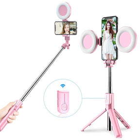 Pau de Selfie Tripé Universal Selfiegram Duo LED: Controle Remoto, Luz Integrada