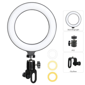 Ring Light LED USB Profissional Notebook Celular: Iluminação Perfeita