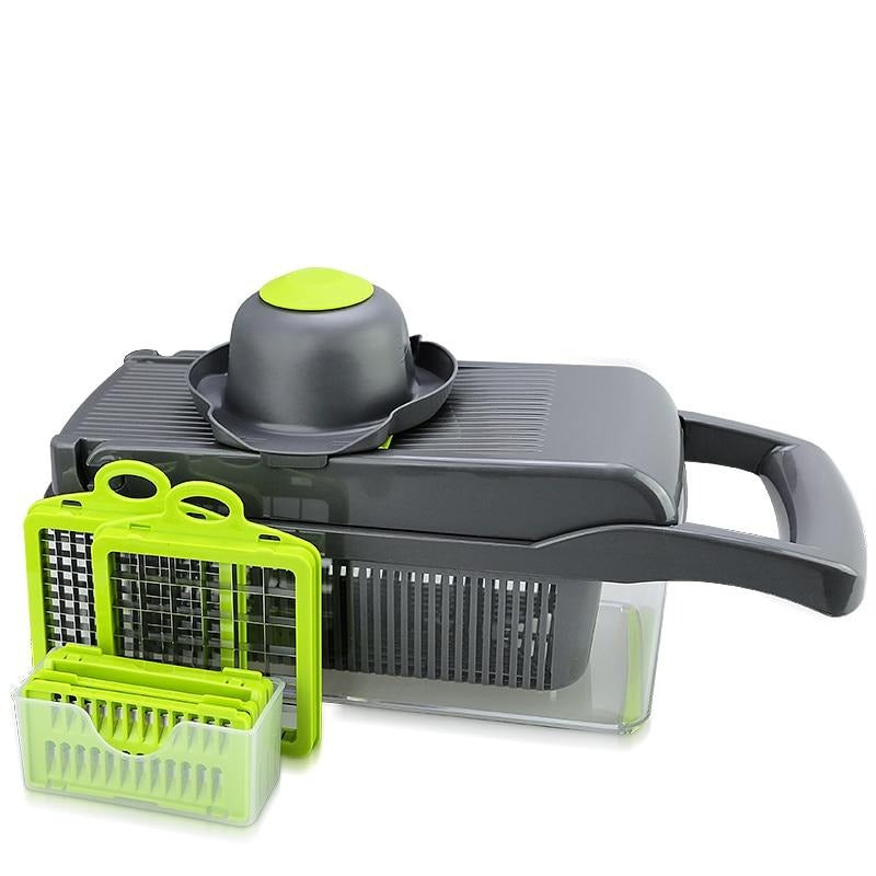 Cortador e Fatiador de Legumes Multifuncional: Prepare Refeições Rápidas e Seguras