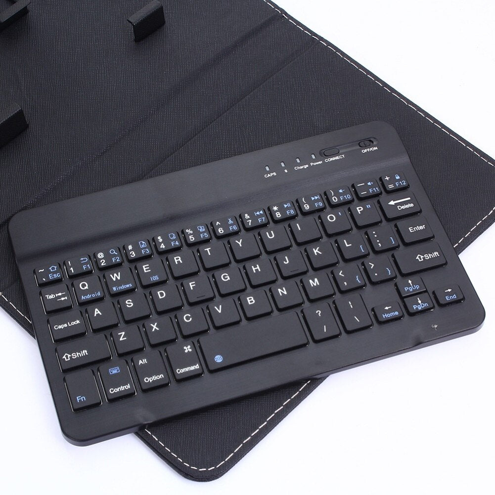 Teclado Bluetooth Universal Portátil com Capa Protetora para Smartphones Android e iPhone