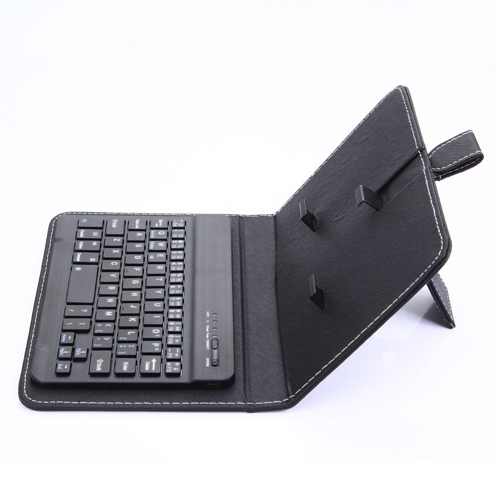 Teclado Bluetooth Universal Portátil com Capa Protetora para Smartphones Android e iPhone