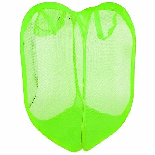 Cesto Organizador Dobrável Multifuncional Tela Malha Roupa Brinquedos Casa Viagem