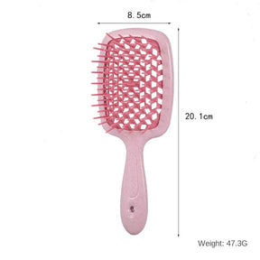 Escova Profissional Anti Frizz e Antiquebra: Desembaraça, Alisa e Dá Brilho aos Cabelos