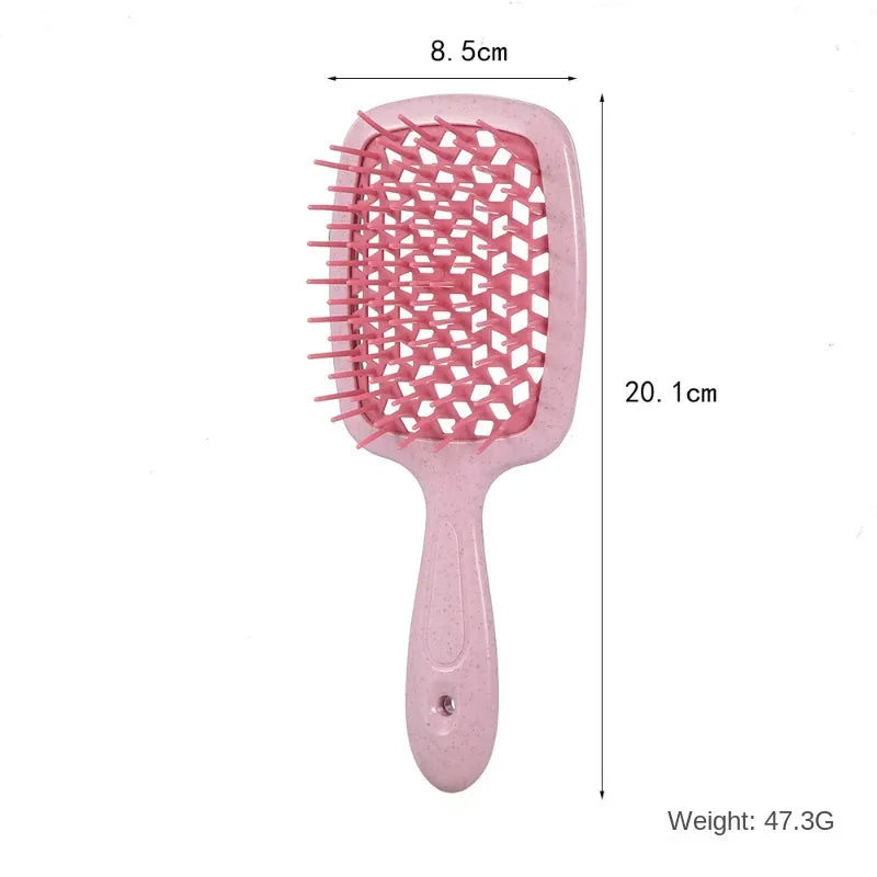 Escova Profissional Anti Frizz e Antiquebra: Desembaraça, Alisa e Dá Brilho aos Cabelos