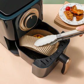 Formas Descartáveis de Papel Antiaderentes para Air Fryer - Cozinhe Sem Sujeira