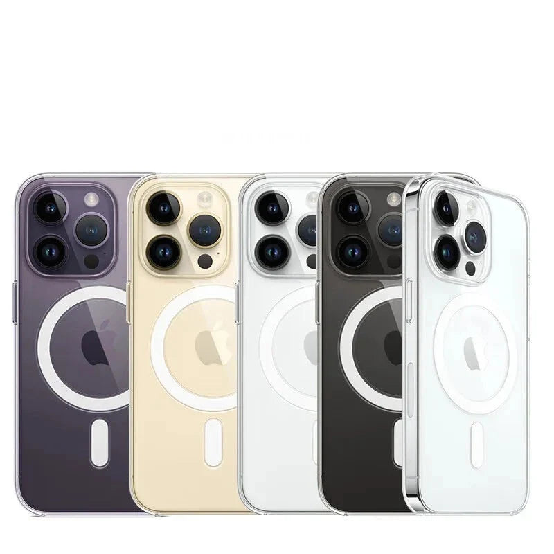 Capa Magnética Premium para iPhone: Carregamento Sem Fio MagSafe, Proteção Total e Estilo
