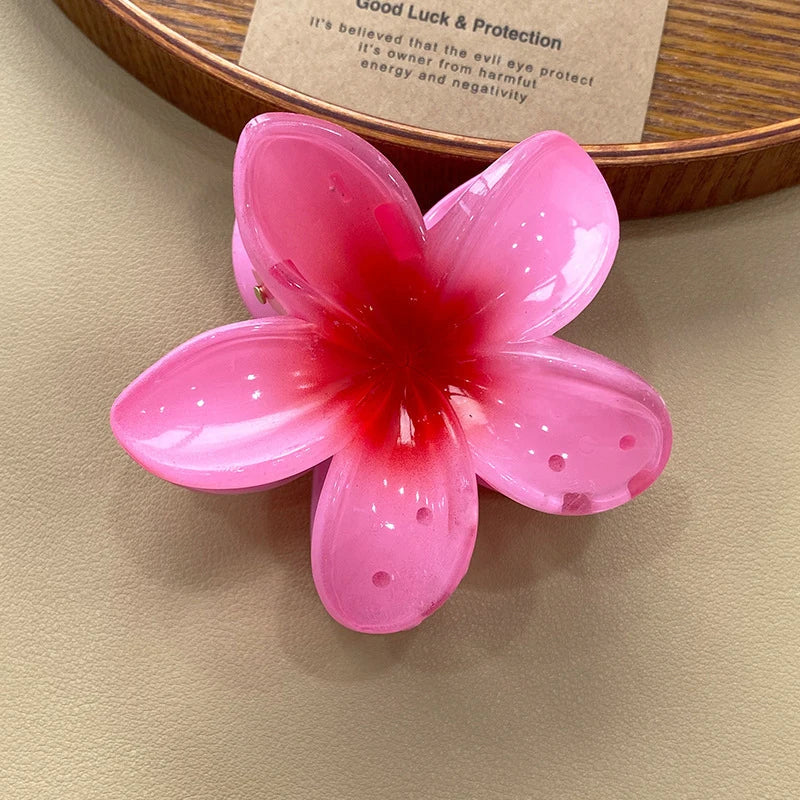 Prendedor de Cabelo Piranha Floral Blogueira Elegante Praia Verão Design Exclusivo