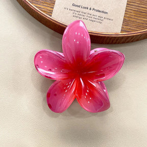Prendedor de Cabelo Piranha Floral Blogueira Elegante Praia Verão Design Exclusivo