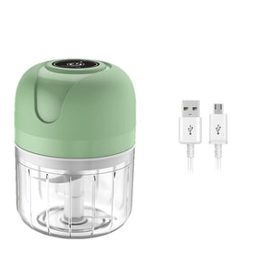 Mini Processador Elétrico Portátil 3 Lâminas: Praticidade e Rapidez na Cozinha