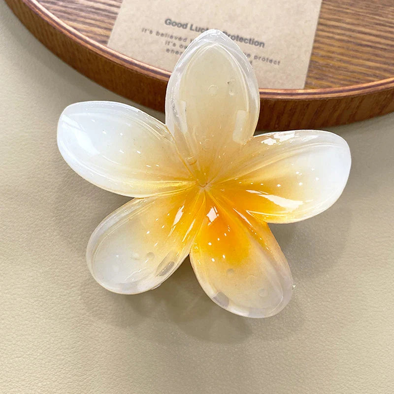 Prendedor de Cabelo Piranha Floral Blogueira Elegante Praia Verão Design Exclusivo
