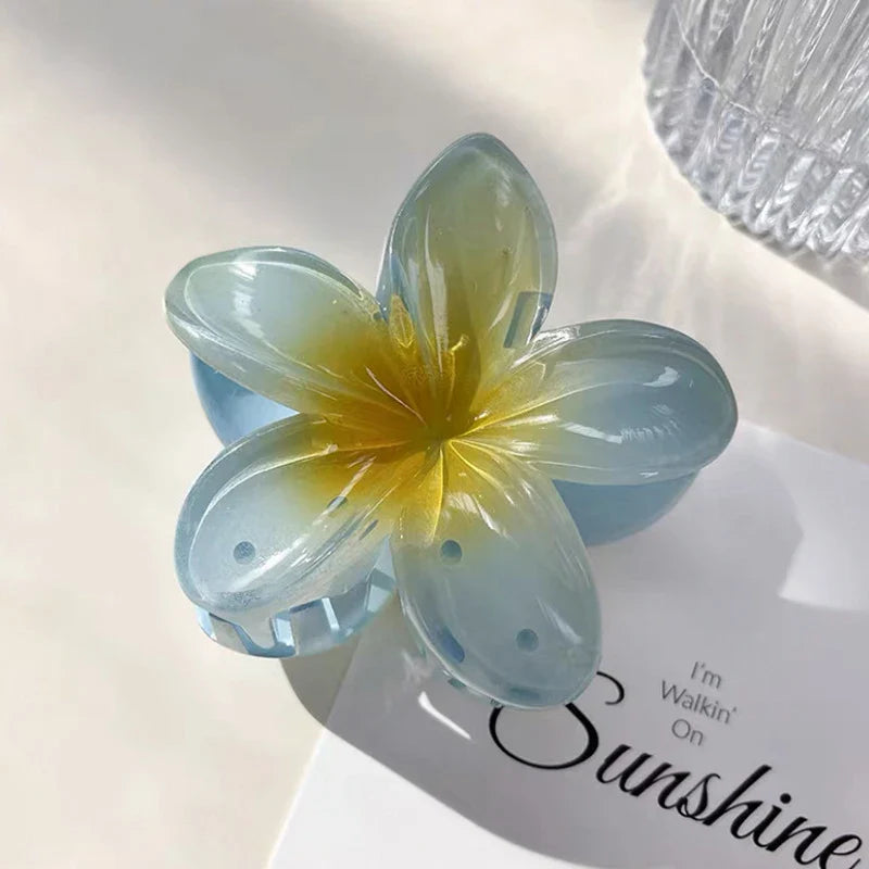Prendedor de Cabelo Piranha Floral Blogueira Elegante Praia Verão Design Exclusivo
