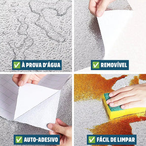Adesivo Alumiplus: Proteção Cozinha Antigordura, Impermeável, Fácil Aplicação