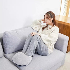 Aquecedor de Pés Elétrico CozyFeet: Conforto Supremo, Alívio Rápido do Frio, Macio e Seguro