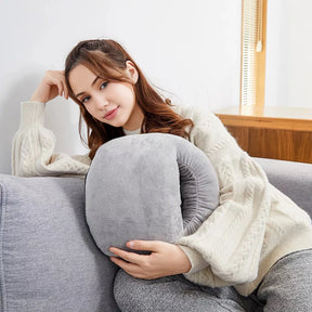 Aquecedor de Pés Elétrico CozyFeet: Conforto Supremo, Alívio Rápido do Frio, Macio e Seguro