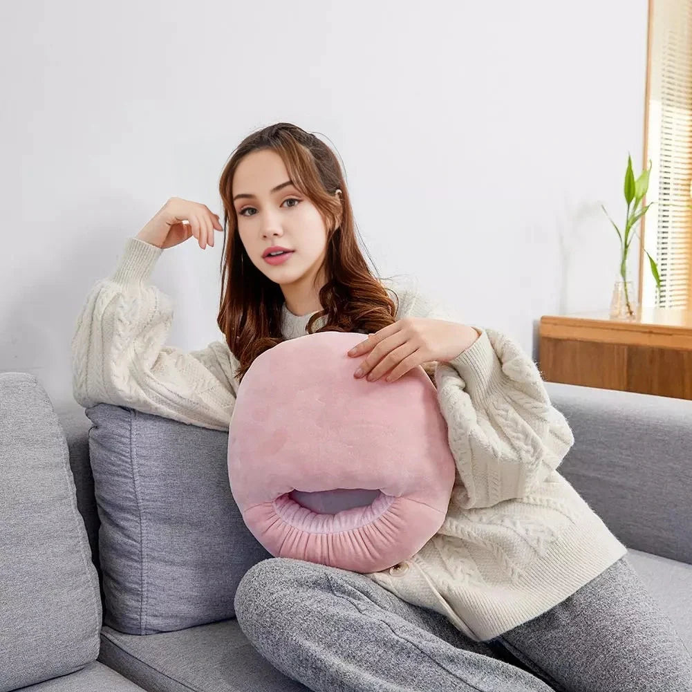 Aquecedor de Pés Elétrico CozyFeet: Conforto Supremo, Alívio Rápido do Frio, Macio e Seguro