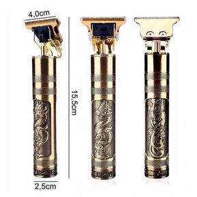 Barbeador Elétrico Profissional Recarregável Sem Fio - Precisão Dragão para Cortes Perfeitos