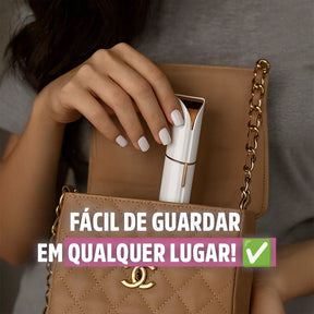 Depilador Facial SkinGlam Portátil: Remoção Indolor e Discreta para Buço e Rosto