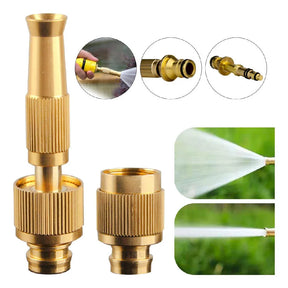 Bico Pistola Mangueira TurboJet: Jato Alta Pressão Ajustável para Limpeza Versátil