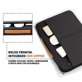 Bolsa Notebook Multiuso Menazzo Impermeável Acolchoada Elegante Viagem 14/15.6 Polegadas