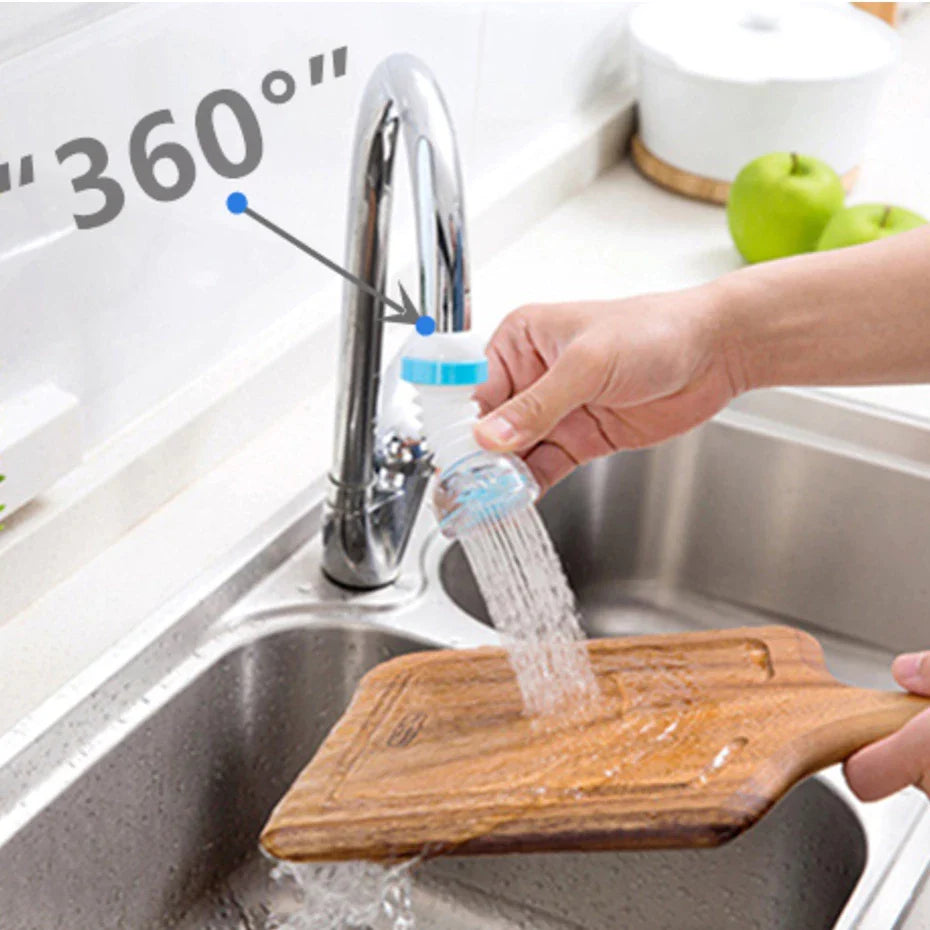 Bico Adaptador Torneira 360º Filtro HydraFlow Econômico Cozinha Banheiro Purificador Água