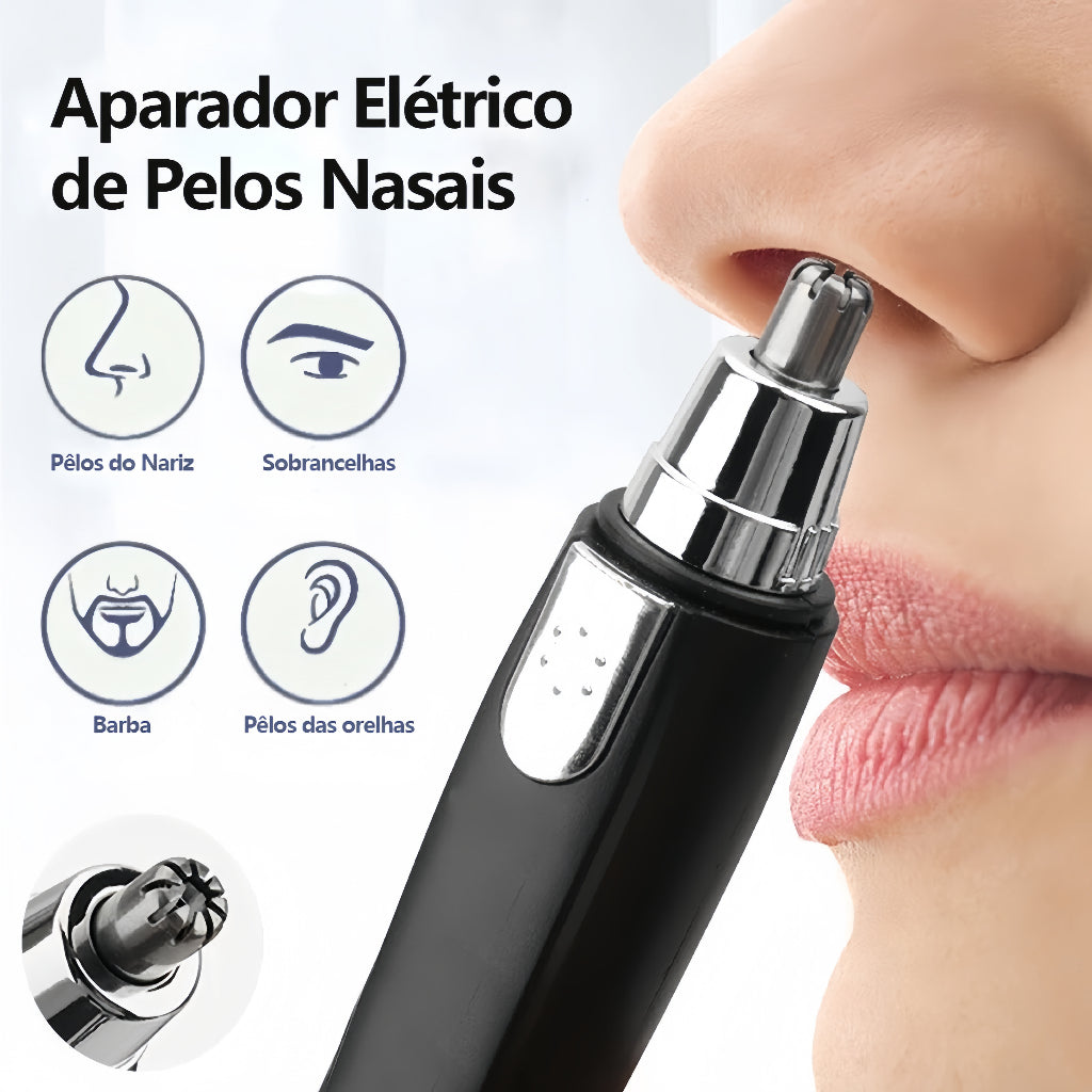 Aparador de Pêlos Portátil USB: Depilação Facial Rápida, Indolor e Eficaz
