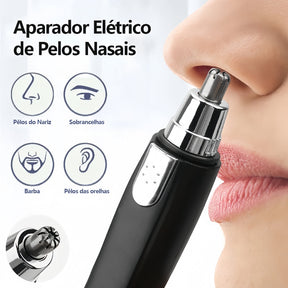 Aparador de Pêlos Portátil USB: Depilação Facial Rápida, Indolor e Eficaz