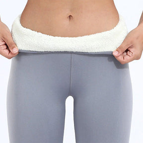 Calça Legging Peluciada Térmica Feminina Forrada Lã Inverno Conforto Estilo Quentinha