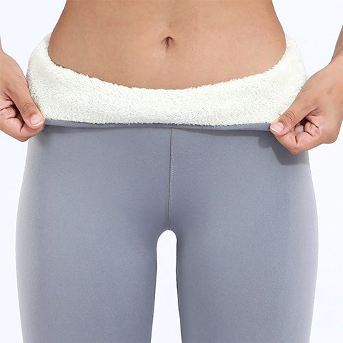Calça Legging Peluciada Térmica Feminina Forrada Lã Inverno Conforto Estilo Quentinha
