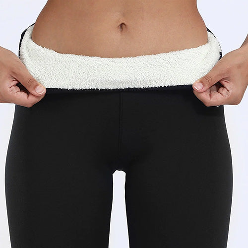 Calça Legging Peluciada Térmica Feminina Forrada Lã Inverno Conforto Estilo Quentinha