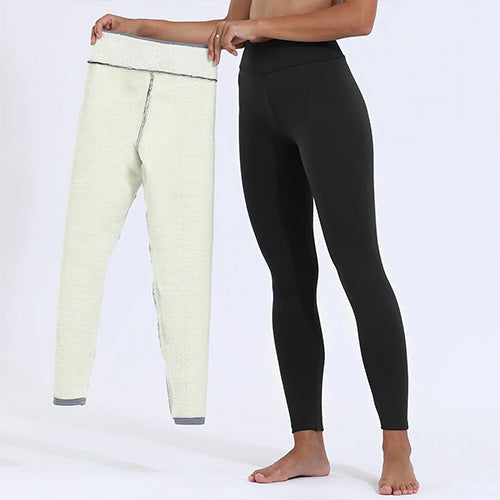Calça Legging Peluciada Térmica Feminina Forrada Lã Inverno Conforto Estilo Quentinha