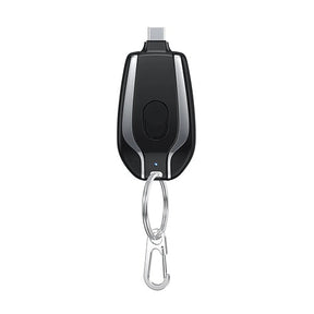 KeyBoost Carregador Portátil Chaveiro: Bateria Extra Compacta para Celular, Emergências