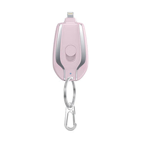 KeyBoost Carregador Portátil Chaveiro: Bateria Extra Compacta para Celular, Emergências