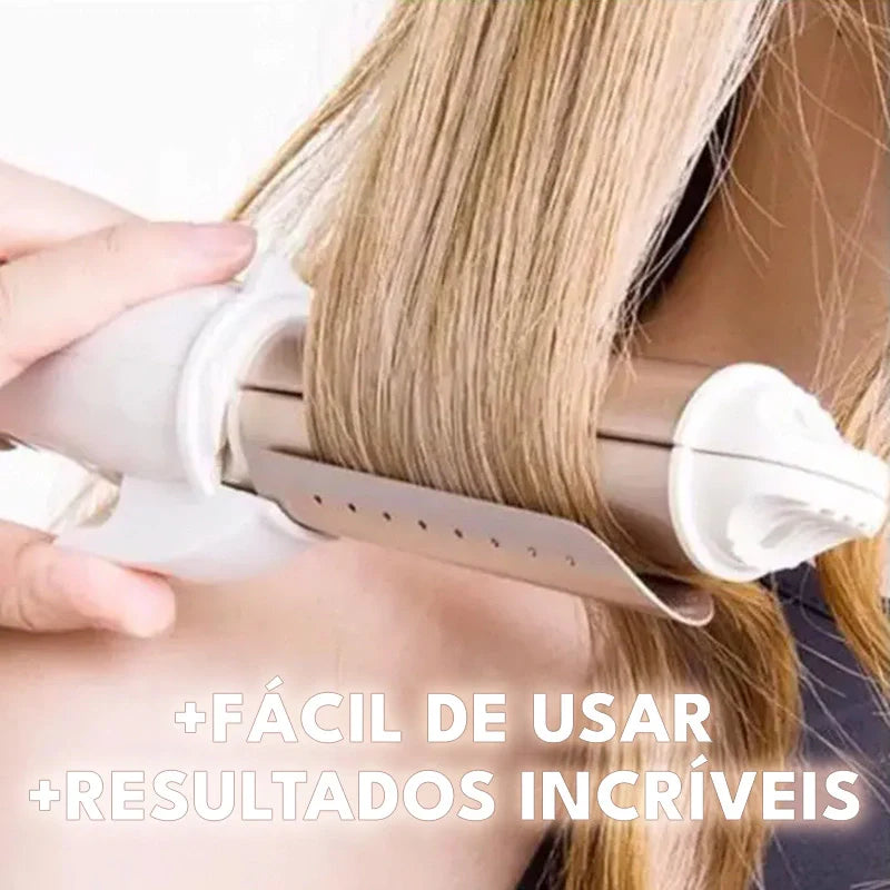 Modelador e Alisador StyloFusion 2 em 1 Portátil Sem Fio Cabelos Perfeitos