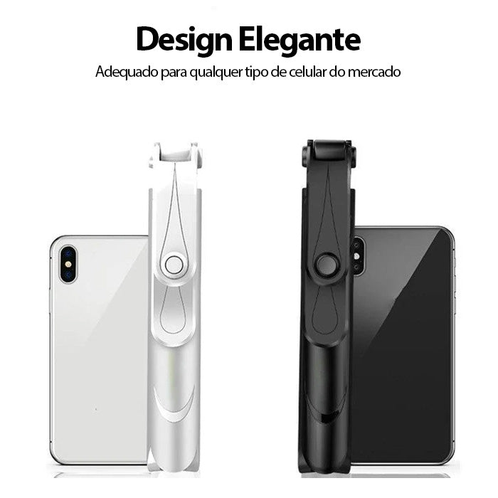 Selfiegram Tripé Bastão Selfie Multifuncional 3 em 1 Bluetooth Universal