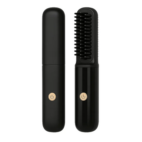 Escova Alisadora 5 em 1 Sem Fio PermaGlam: Cabelos Perfeitos, Lisos e Brilhantes