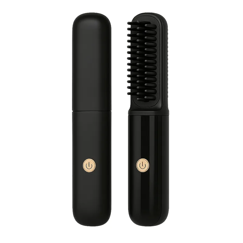 Escova Alisadora 5 em 1 Sem Fio PermaGlam: Cabelos Perfeitos, Lisos e Brilhantes