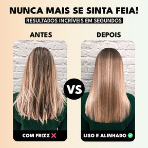 Pente Alisador de Cabelo InfiniteGlam Sem Fio 5-em-1: Alisa, Modela, Anti-Frizz Portátil
