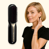 Escova Alisadora 5 em 1 PureGlam Sem Fio: Alise, Modele e Elimine Frizz Rapidamente