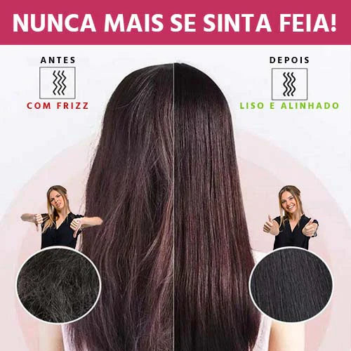 Escova MultiFlex 5 em 1: Alisa, Seca, Modela, Bivolt, Sem Frizz