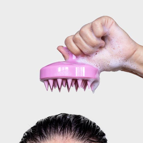 Escova Massageadora Esfoliante Capilar: Cabelos Saudáveis, Brilhantes e Couro Cabeludo Revigorado