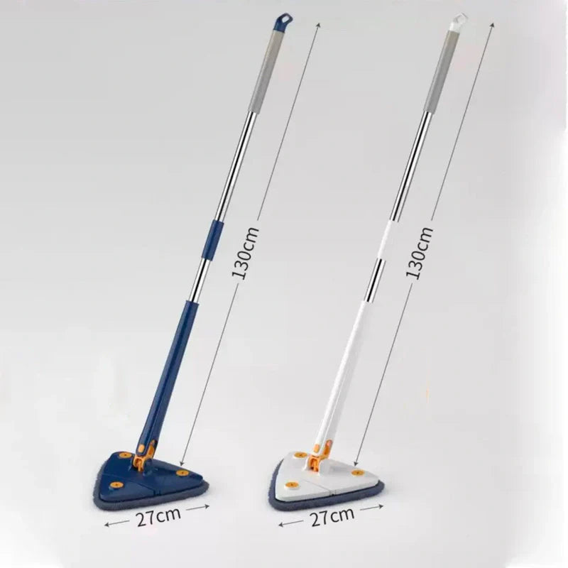 TriMop Esfregão Rodo Giratório 360° Triangular: Limpeza Profunda, Rápida e Eficiente