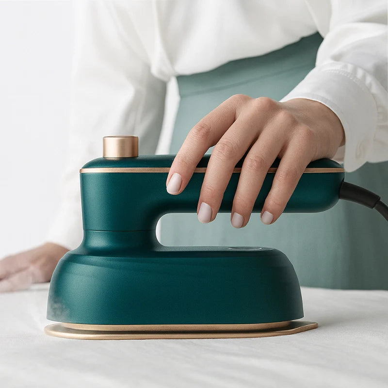 Vaporix Mini Ferro a Vapor Bivolt Portátil: Roupas Lisas em Segundos