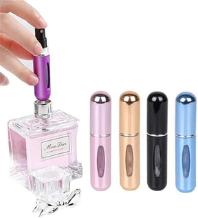Mini Frasco de Perfume Recarregável 5ml: Elegância Portátil para sua Essência
