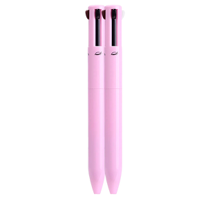 Caneta Maquiagem QuadraGlam 4 em 1: Delineador, Sobrancelha, Batom, Iluminador Multifuncional