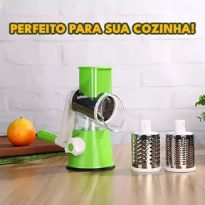 Ralador MultiCut 3 em 1: Fatiador de Legumes Rápido e Versátil