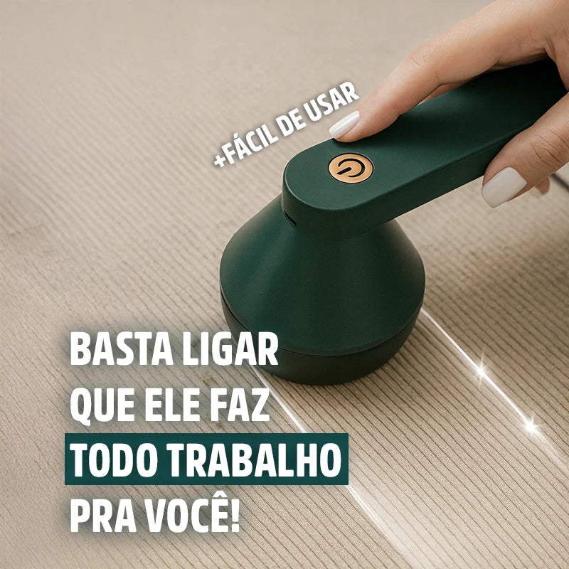 Removedor de Bolinhas Elétrico Sem Fio LintFree Portátil para Roupas e Tecidos