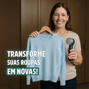 Removedor de Bolinhas Elétrico Sem Fio LintFree Portátil para Roupas e Tecidos