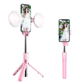 Pau de Selfie Tripé Universal Selfiegram Duo LED: Controle Remoto, Luz Integrada