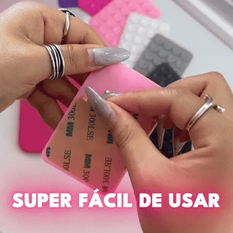 Suporte Universal Ventosa Super Grip para Celular: Fixação Forte, Reutilizável e Ajustável